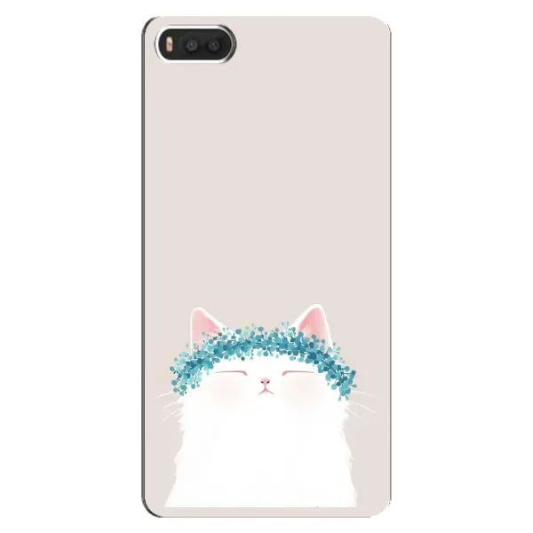 Чехол с рисунком «Белый котик» для Xiaomi Mi8 Чехол с рисунком «Белый котик» для Xiaomi Mi8