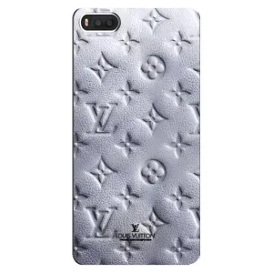 Текстурный Чехол Louis Vuitton для Сяоми Ми 8 (Белый ЛВ)