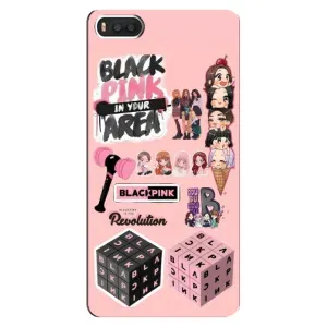 Чехлы с картинкой для Xiaomi Mi8 (BLACK PINK коллаж)