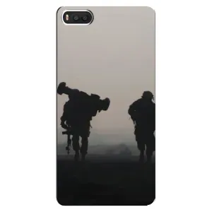 Чехлы на военную тематику для Xiaomi Mi8 (Бой солдат)