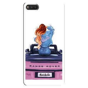 Силіконовый Чохол на Xiaomi Mi8 з картинкой Модных девушек (Дівчина на машині)