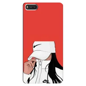 Силіконовый Чохол на Xiaomi Mi8 з картинкой Модных девушек (Дівчина Nike)