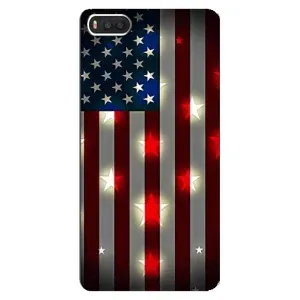Чехол Флаг USA для Xiaomi Mi8 (Флаг США 2)
