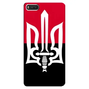 Чехлы УПА (Красно-Чёрный) на Xiaomi Mi8 (Герб Украины)