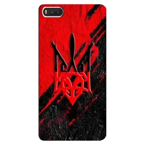 Чехлы УПА (Красно-Чёрный) на Xiaomi Mi8 (Герб в цвете УПА)