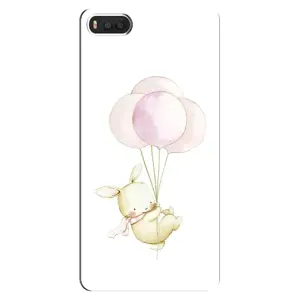 Силіконовий бампер з картинкою звірів для Xiaomi Mi8 (Кролик та кульки)
