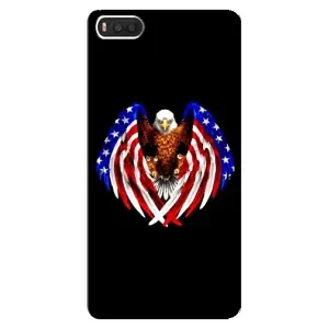 Чехол Флаг USA для Xiaomi Mi8 (Крылья США)