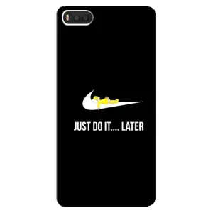 Силиконовый Чехол на Xiaomi Mi8 с картинкой Nike (Later)