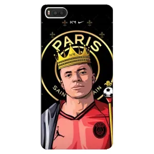 Чехол (TPU) с Футболистом на Xiaomi Mi8 (Mbappe King)