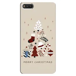 Чехол Санта Клаус для Xiaomi Mi8 (Merry Christmas)