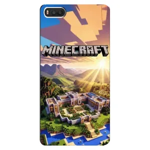 Чехол майнкрафт для Xiaomi Mi8 (MINECRAFT)