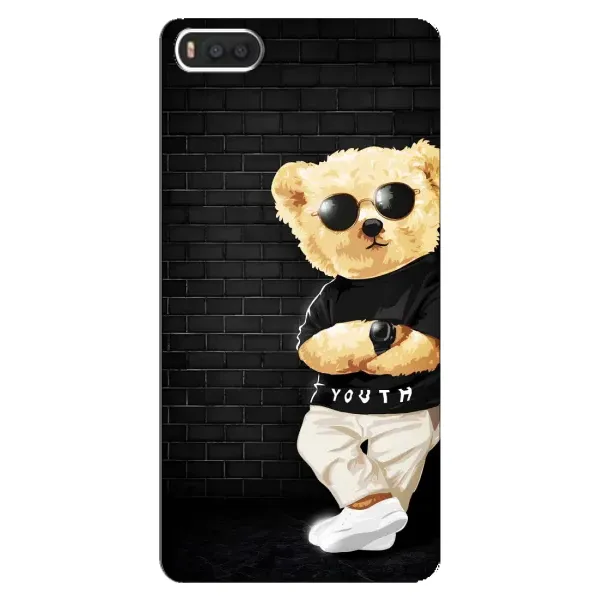 Чехол с рисунком «Мишка в очках» для Xiaomi Mi8 Чехол с рисунком «Мишка в очках» для Xiaomi Mi8