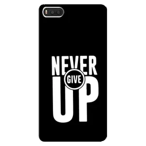Силиконовый Чехол на Xiaomi Mi8 с картинкой Nike (Never Give UP)