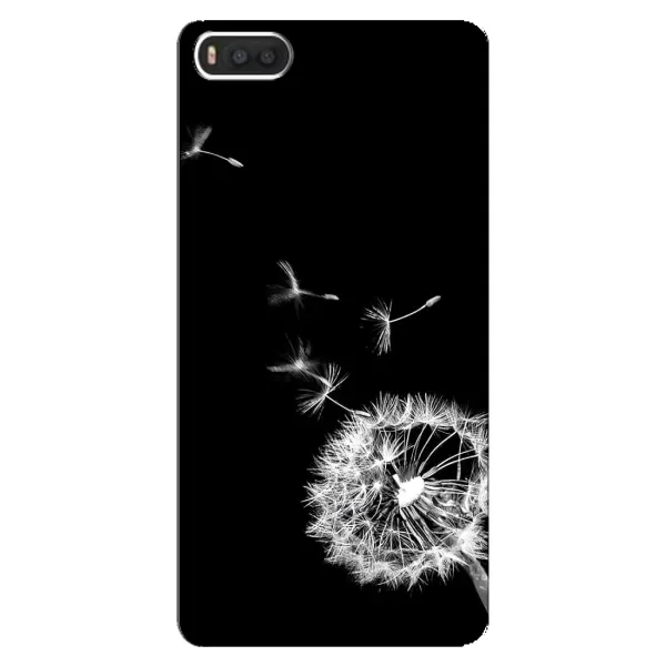 Чехол с рисунком «Одуванчик на чёрном» для Xiaomi Mi8 Чехол с рисунком «Одуванчик на чёрном» для Xiaomi Mi8