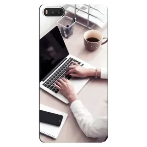 Силиконовый бампер (Работники) на Xiaomi Mi8 (Офисный работник)