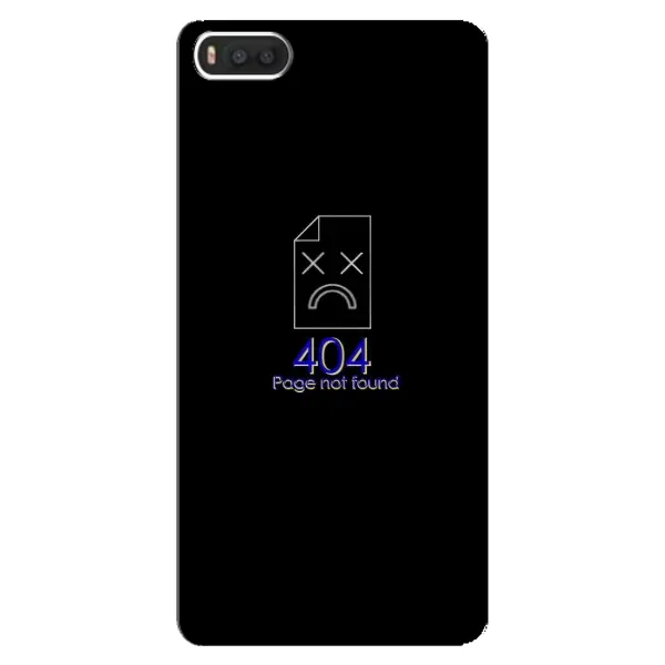 Чехол с рисунком «Ошибка 404» для Xiaomi Mi8 Чехол с рисунком «Ошибка 404» для Xiaomi Mi8