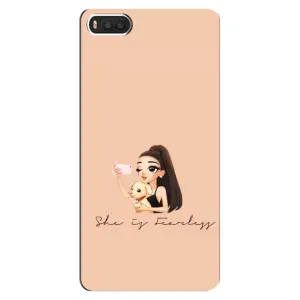 Силіконовый Чохол на Xiaomi Mi8 з картинкой Модных девушек (З собакою)