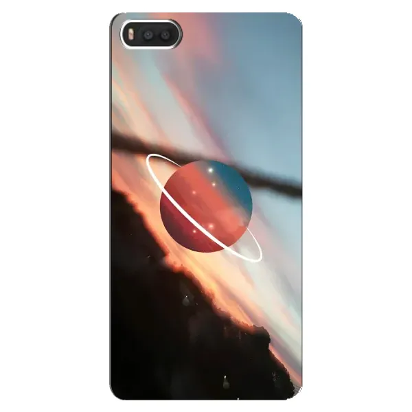 Чехол с рисунком «Сатурн» для Xiaomi Mi8