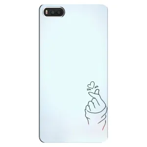 Чохол (Знак сердечка) для Xiaomi Mi8 (Сердечко на блакитному)