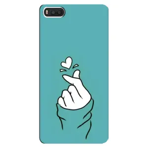 Чохол (Знак сердечка) для Xiaomi Mi8 (Сердечко на бірюзовому)