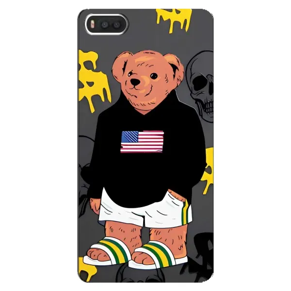 Чехол с рисунком «Teddy USA» для Xiaomi Mi8 Чехол с рисунком «Teddy USA» для Xiaomi Mi8