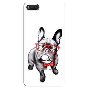 Бампер для Xiaomi Mi8 з картинкою "Песики" (В окулярах)