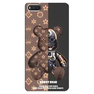 Силиконовый чехол для Xiaomi Mi8 (Медмедь Луи Виттон)