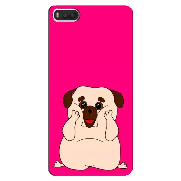 Чехол с рисунком «Веселый Мопсик» для Xiaomi Mi8 Чехол с рисунком «Веселый Мопсик» для Xiaomi Mi8