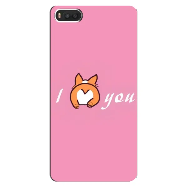 Чехол с рисунком «Я тебя люблю» для Xiaomi Mi8