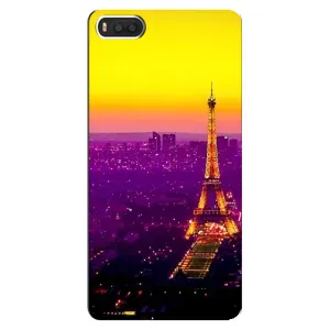 Чехол с Эйфелевой башней на Xiaomi Mi8 (Яркая башня)