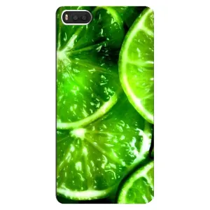 Чехол с изображением вкусной еды для Xiaomi Mi8 (Яркий ЛАЙМ)