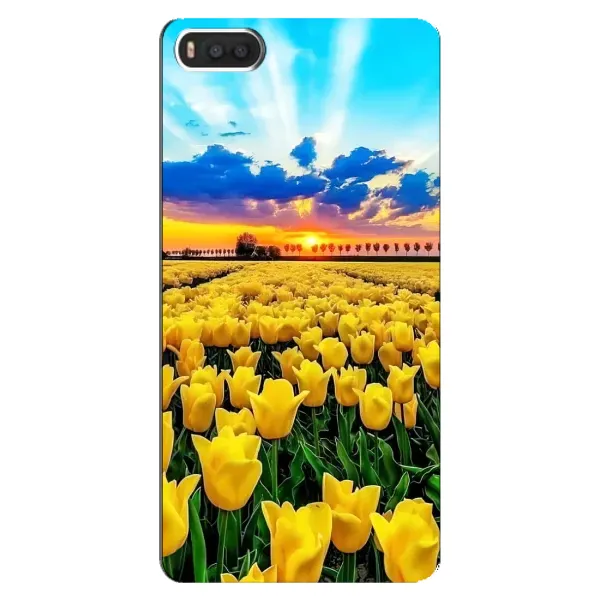 Чехол с рисунком «Желтые тюльпаны» для Xiaomi Mi8