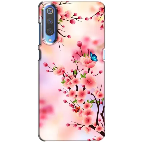 Чехол с рисунком «Бабочки на сакуре» для Xiaomi Mi 9 Чехол с рисунком «Бабочки на сакуре» для Xiaomi Mi 9