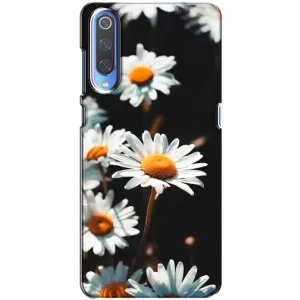 Чехол с ромашками на Xiaomi Mi 9 (Белые ромашки)