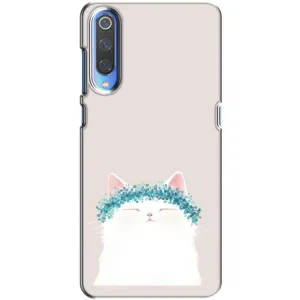 Чехол на тематику: Коты для Xiaomi Mi 9 (Белый котик)