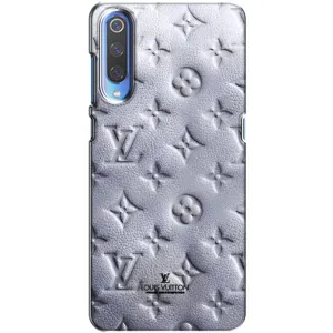 Текстурный Чехол Louis Vuitton для Сяоми Ми 9 (Белый ЛВ)