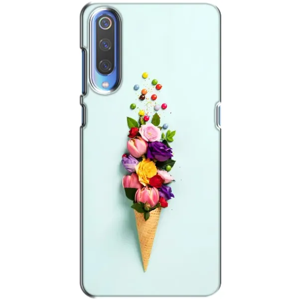 Чехол с рисунком «Цветок-мороженное» для Xiaomi Mi 9 Чехол с рисунком «Цветок-мороженное» для Xiaomi Mi 9