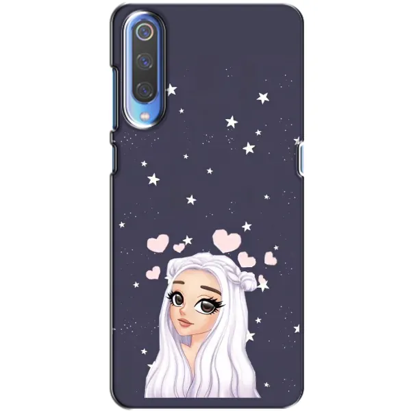 Чехол с рисунком «Девушка и сердечки» для Xiaomi Mi 9 Чехол с рисунком «Девушка и сердечки» для Xiaomi Mi 9
