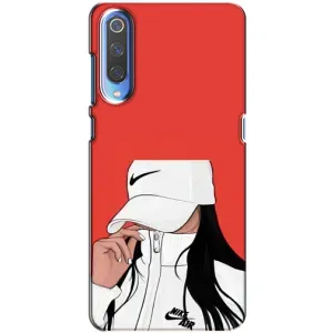 Силіконовый Чохол на Xiaomi Mi 9 з картинкой Модных девушек (Дівчина Nike)