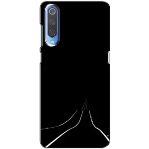 Чехол с картинками на черном фоне для Xiaomi Mi 9 (Дорога)