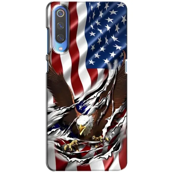 Чехол с рисунком «Флаг USA» для Xiaomi Mi 9