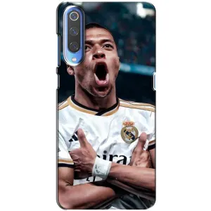 Чехол (TPU) с Футболистом на Xiaomi Mi 9 (Гол Мбаппе)