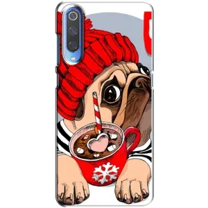 Бампер для Xiaomi Mi 9 с картинкой "Песики" (Грустная собака)