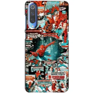 Чехол Супергерой Человека Паука на Xiaomi Mi 9 (Комиксы Человек Паук)