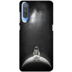 Силиконовый Чехол с принтом "Космонавты" на Xiaomi Mi 9 (Космонавт романтик)