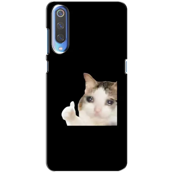 Чехол с рисунком «Кот в слезах» для Xiaomi Mi 9 Чехол с рисунком «Кот в слезах» для Xiaomi Mi 9