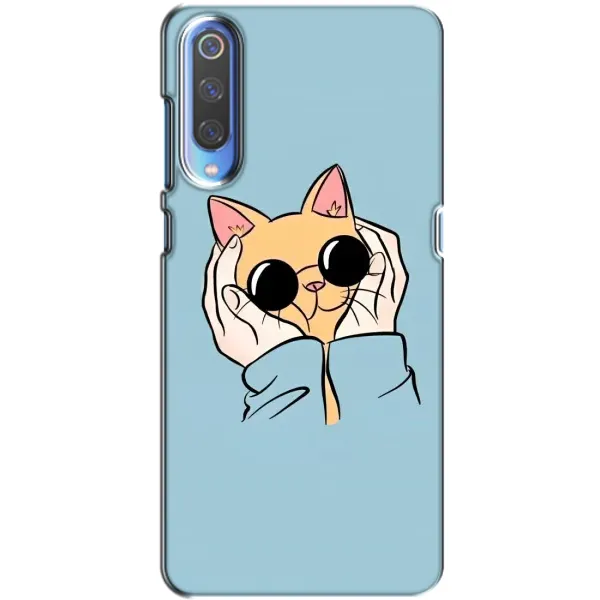 Чехол с рисунком «КОТИК в очках» для Xiaomi Mi 9 Чехол с рисунком «КОТИК в очках» для Xiaomi Mi 9