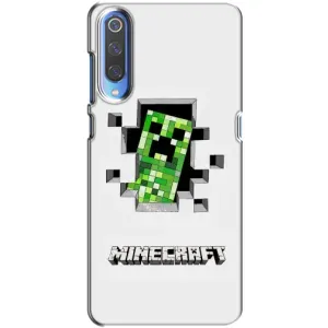 Чехлы для Xiaomi Mi 9 (Персонажи Майн Крафт) (Крипер)
