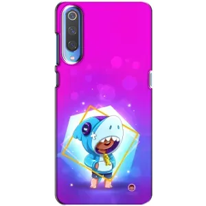 Чехол Бравл Старс для Xiaomi Mi 9 (Леон в костюме Акулы)