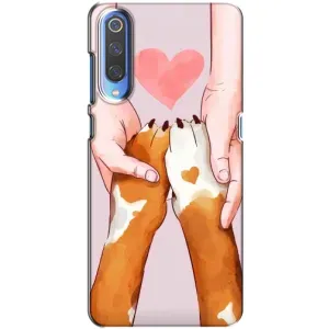 Чехол (ТПУ) Милые собачки для Xiaomi Mi 9 (Любовь к собакам)